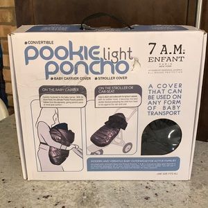 NWT in box: Pookie light poncho for babies. 7 A.M. Enfant. Outerwear for baby